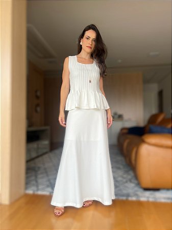 Tricot Peplum