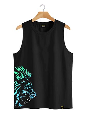 Camiseta Regata Algodão Dayos Lion Ref 801