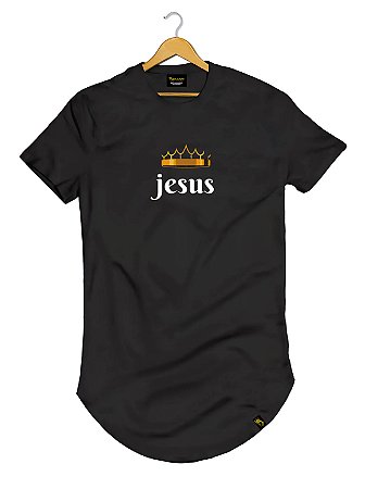 Camiseta Longline Algodão Team Jesus Ref 611