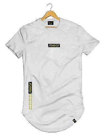 Camiseta Longline Algodão Designer Gold Ref l08