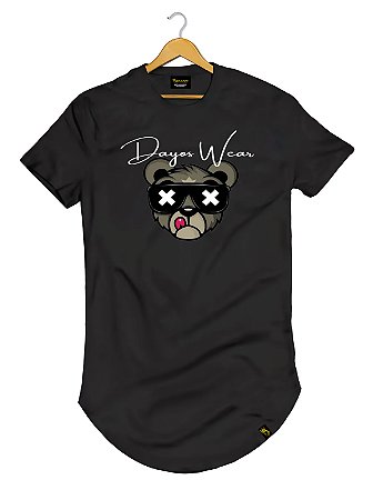 Camiseta Longline Algodão Dayos Bear Waer Ref l16