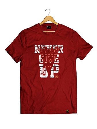 Camiseta Tradicional Never Give Ref t24