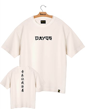 Camiseta Oversized Algodão Dayos Japan Ref o09