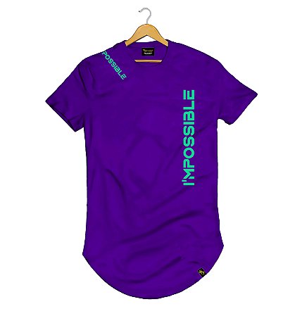 Camiseta Longline Algodão Impossible Dayos Ref l74
