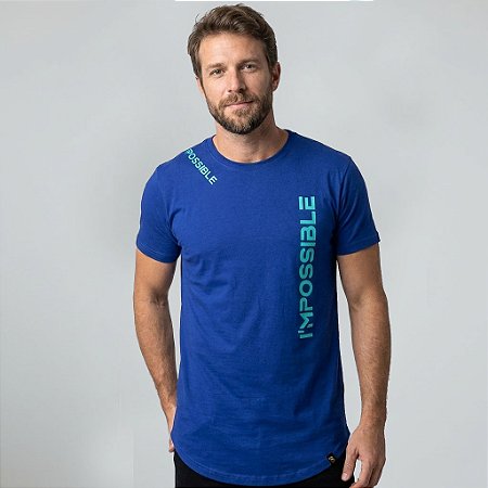 Camiseta Longline Algodão Impossible Dayos Ref l74