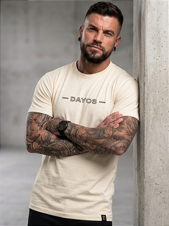Camiseta Tradicional Algodão Dayos Linhas Ref T02