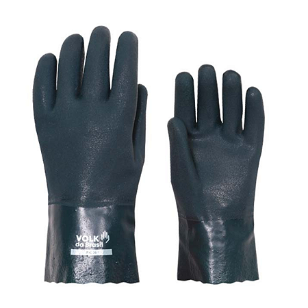 Luva de PVC Palma Aspera Punho 26 cm - Volk | CA - 37127