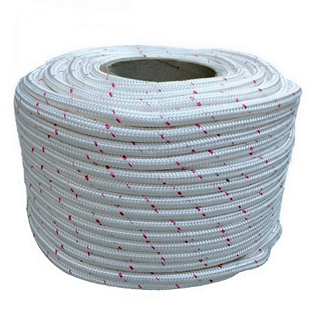 Corda de Poliamida Semi-estática 12mm Rolo de 100 Metros Branca