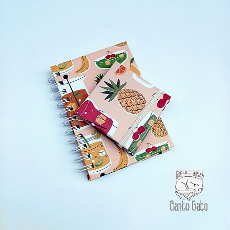 Caderno e Bloco Drinks