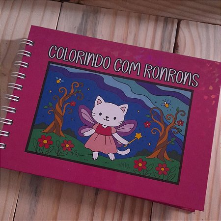 Livro de Colorir - Colorindo com Ronrons