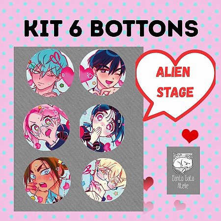 Bottons ALIEN STAGE - ANIME