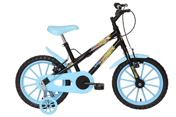 Bicicleta Vellares Super Boy Aro 16 Preto Fosco