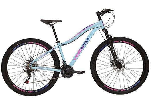Bicicleta Vellares Bless Quadro 15,5 Aluminio Aro 29 Freio à Disco Câmbio Traseiro Shimano 21 Marchas