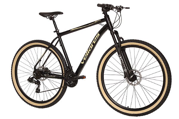 Bicicleta Vellares Montreal Premium Aro 29 Freio à Disco Quadro 21 Kit Shimano Acera 12 Marchas