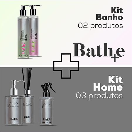 Combo Kit Banho + Kit Home - 05 produtos