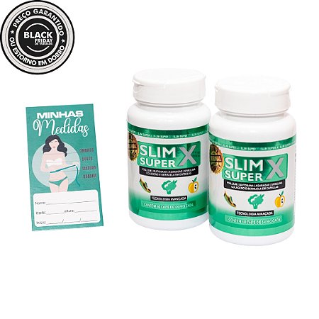 Emagrecedor Natural Super Slim - C/2 Unidades