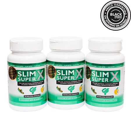 Emagrecedor Natural Super Slim - C/3 Unidades