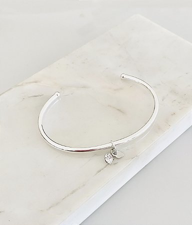 Bracelete tubo em semijoia