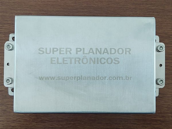 Produto Caixa de Junção Super 12 vias INOX escovado COM PLACA