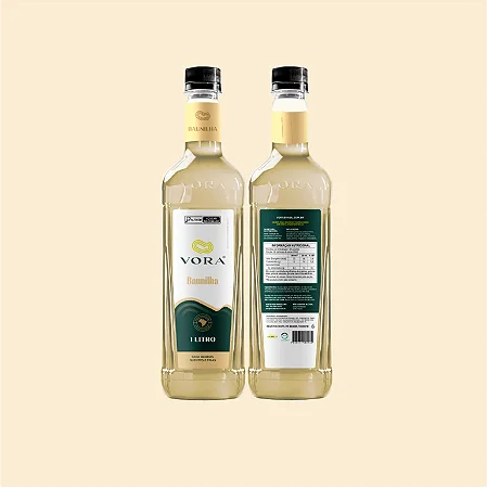 Xarope VORA Concentrado Baunilha de 1000ml