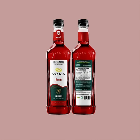Xarope VORA Concentrado Romã  Garrafa de 1000ml