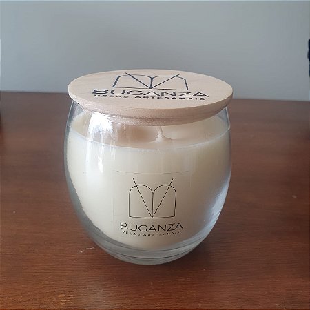 Vela Copo Whisky Super Luxo 270g Cereja e Avelã