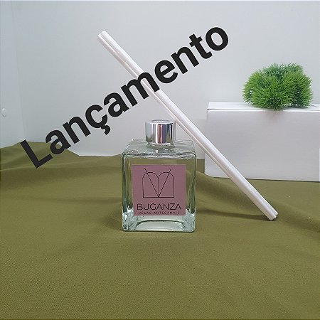 Difusor vidro cubo 250ml Cereja e Avelã