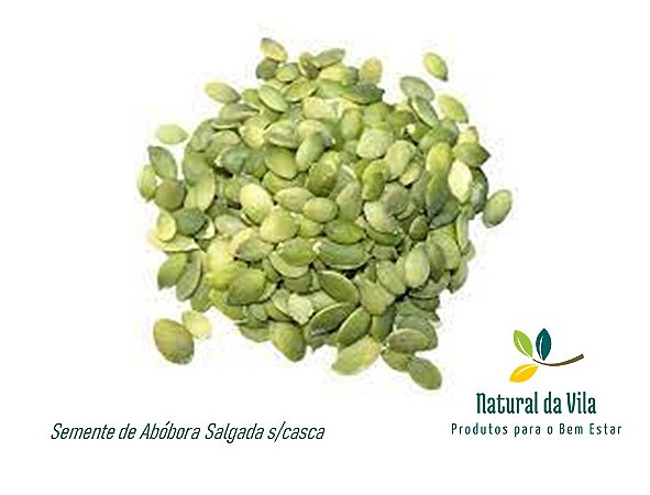 Semente de Abóbora Salgada sem casca - 250g