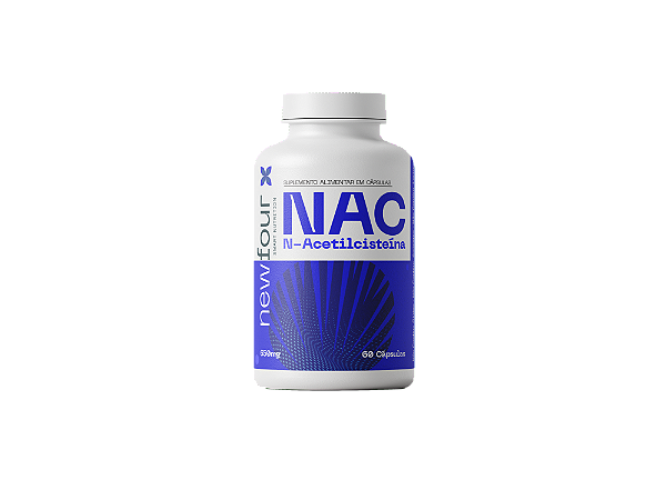 NEW FOUR - NAC N-Acetilcisteína 60 cáps - 500mg