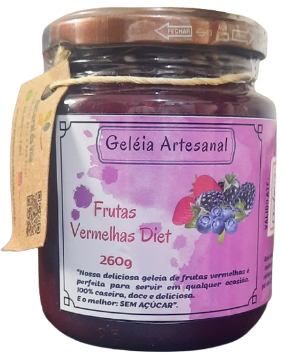 Geléia Diet de Frutas Vermelhas 260g