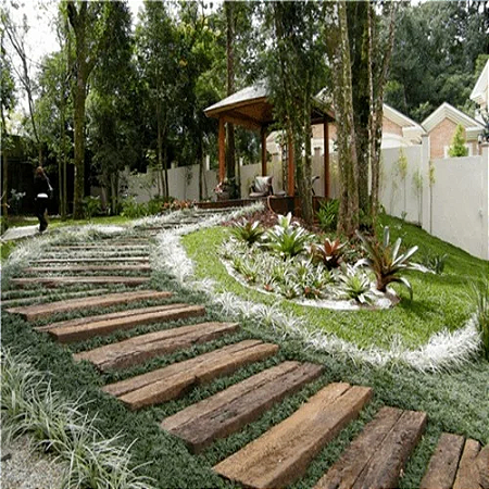 Dormente para Pisada de Jardim 2 Faces |17cm altura x 24cm largura x 1.00m comprimento | Unidade