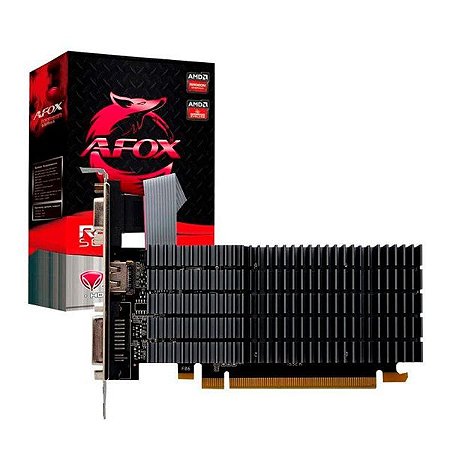 Placa De Vídeo Radeon R5 220 2gb Ddr3 64 Bits Afox