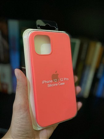 Capa Salmão Estilo Original para iPhone 14 Pró Max