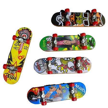 Kit 5 Skates de Dedo Skateboard com lixa - Casa da Ana eletrônicos