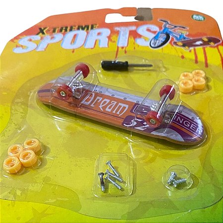 Skate De Dedo Rolamentos 16 Peças Fingerboard Xtreme Barato em