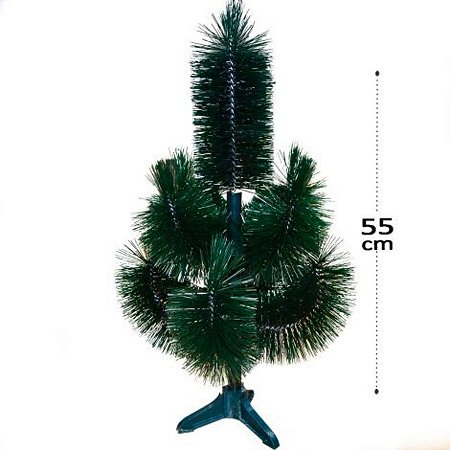 Árvore De Natal Verde N°1 Com 9 Galhos 55 Cm - Compre Agora - Feira da  Madrugada SP