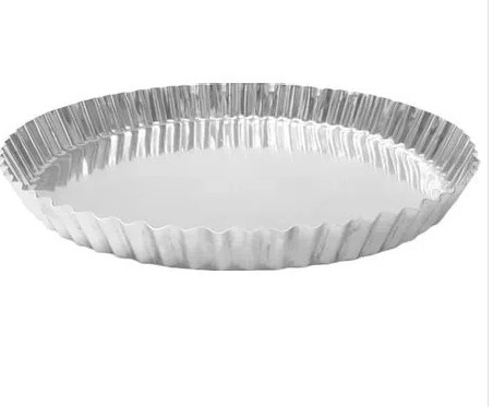 Forma crespa torta maça fundo fixo 21x3 aluminio