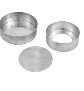 Forminha para Quiche com Fundo Falso em Alumínio 9,8X2,5cm