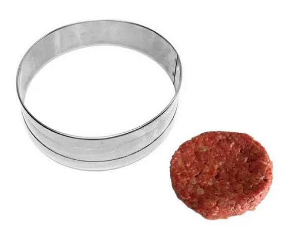 Aro Cortador De Hambúrguer 12 X 3 Cm Em Inox