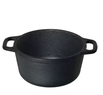 Molheira Ferro Fundido Servir Porções Pestiscos Gourmet 12 CM  0.435 LTRS