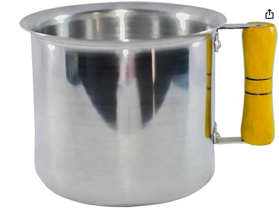 Canecão  em aluminio cabo madeira nº 18   3,8 Ltrs
