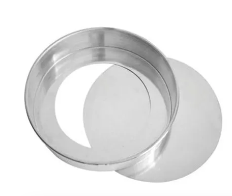 Forma de Bolo Redonda Fundo Falso (27 x 5cm) - em Aluminio