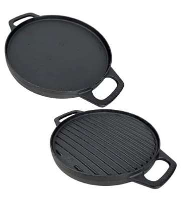 Chapa De Ferro 26 Bifeteira Dupla Face Lisa Grill Santana