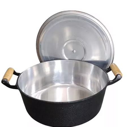 Panela Caçarola Aluminio Craqueado N 24