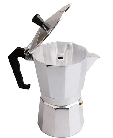 Cafeteira italiana em alumínio  6 xícaras