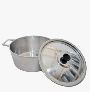 Caçarola Com Tampa Nº 28 Alça De Alumínio Fundido 6,00 Litros