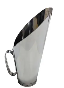 Concha Para Cereais Rações Em Aço Inox 430 3kg (3000grs)