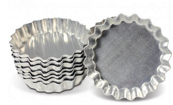 Forma Torta Maça Fundo Fixo nº2 7.5x6.6x1.5 CM