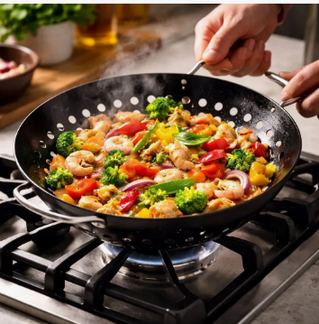 Frigideira Wok Mor Grelhar Antiaderente 30cm
