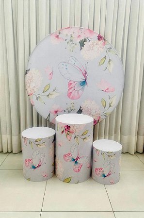 Borboleta Candy  (não inclui bandejas, displays e balões)